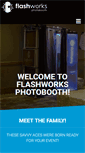 Mobile Screenshot of flashworksphotobooth.com