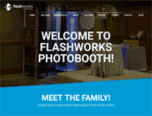 Tablet Screenshot of flashworksphotobooth.com